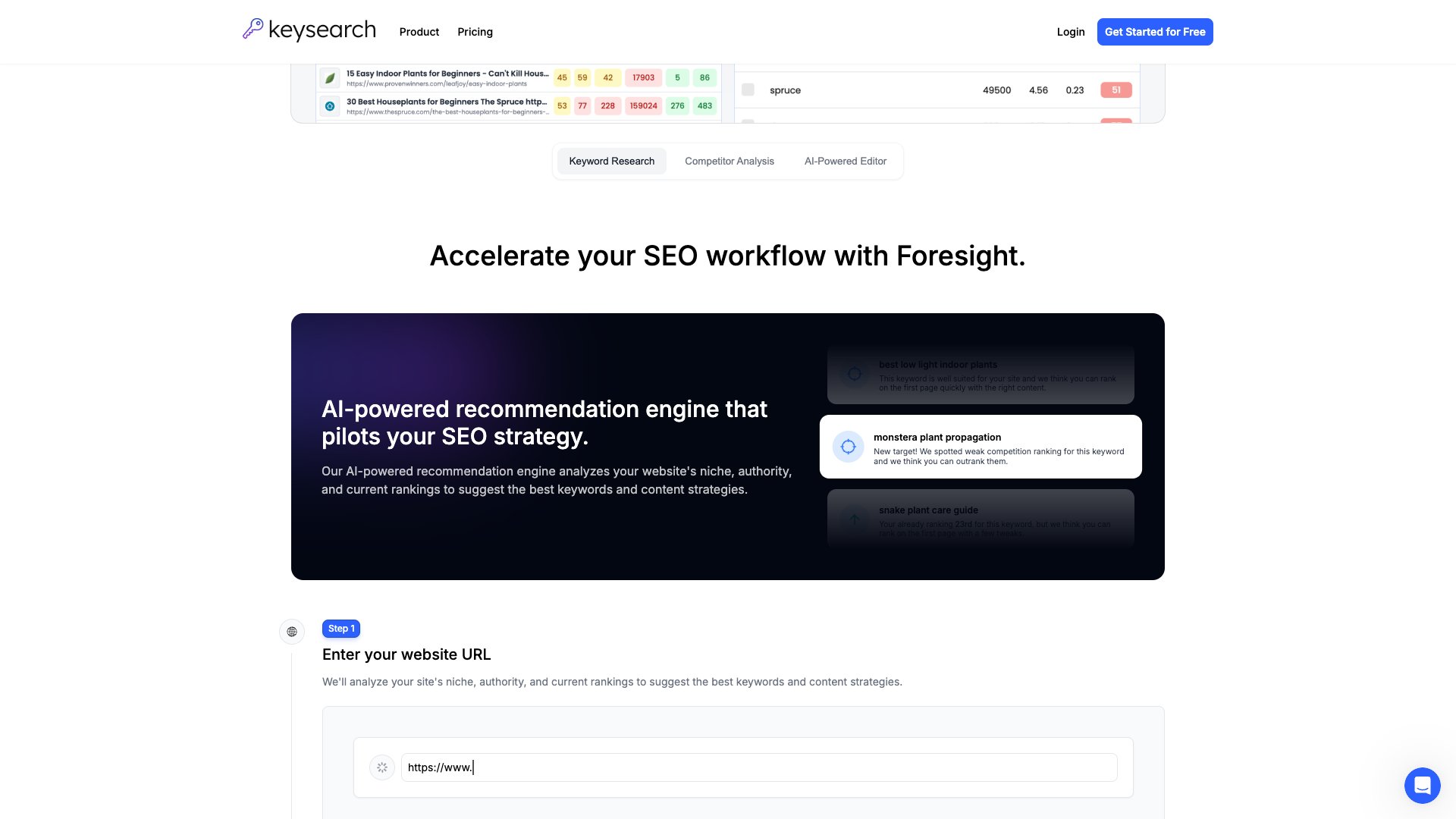 Keysearch Rank Tracker