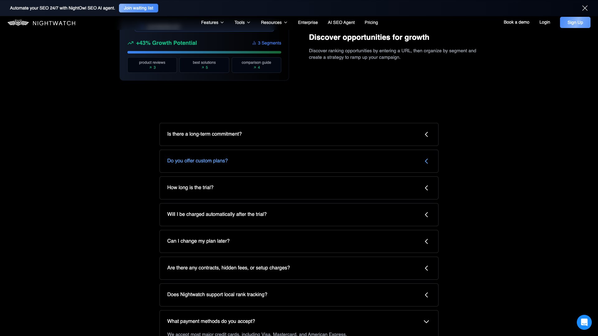 Nightwatch Dashboard